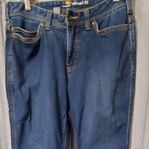 Carhartt flannel lined jeans